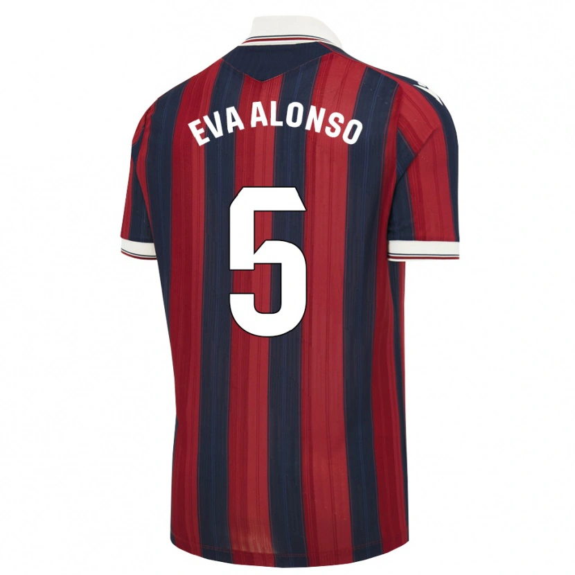 Danxen Women Eva Alonso #5 Midnight Blue Red Home Jersey 2026/27 T-Shirt