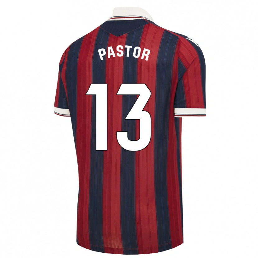 Danxen Women Alfonso Pastor #13 Midnight Blue Red Home Jersey 2026/27 T-Shirt