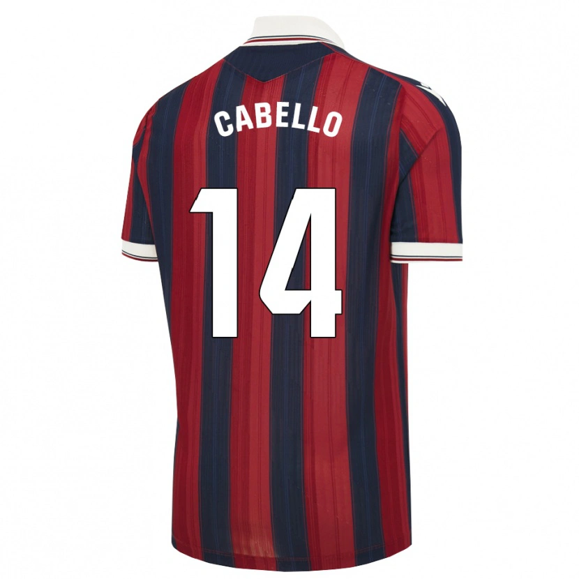 Danxen Women Jorge Cabello #14 Midnight Blue Red Home Jersey 2026/27 T-Shirt