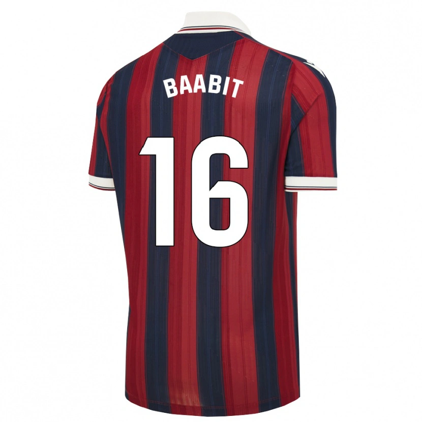 Danxen Women Adam Baabit #16 Midnight Blue Red Home Jersey 2026/27 T-Shirt