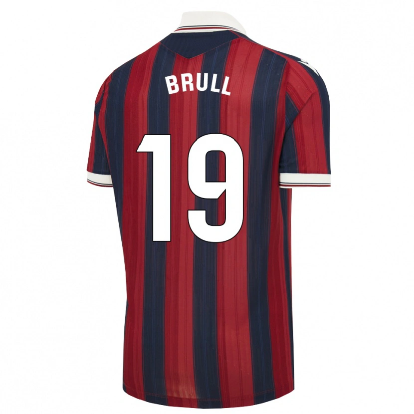 Danxen Women Salva Brull #19 Midnight Blue Red Home Jersey 2026/27 T-Shirt