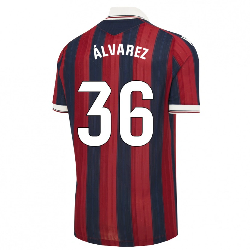 Danxen Women Anna Álvarez #36 Midnight Blue Red Home Jersey 2026/27 T-Shirt