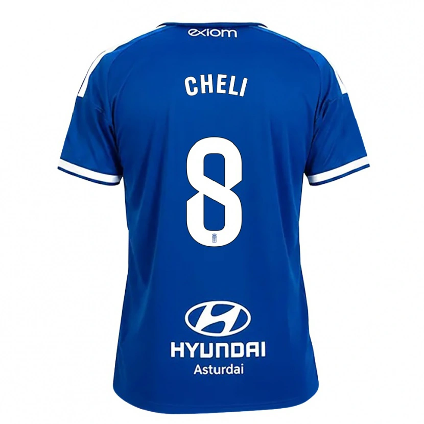 Danxen Women Cheli Pereda #8 Mediumblue White Home Jersey 2026/27 T-Shirt