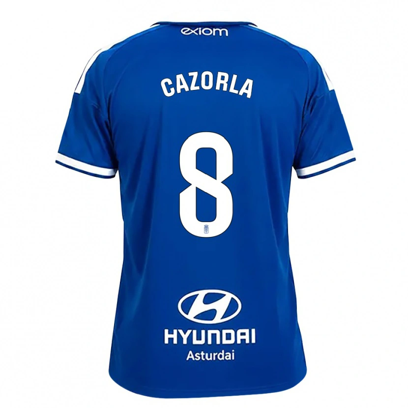 Danxen Women Santi Cazorla #8 Mediumblue White Home Jersey 2026/27 T-Shirt