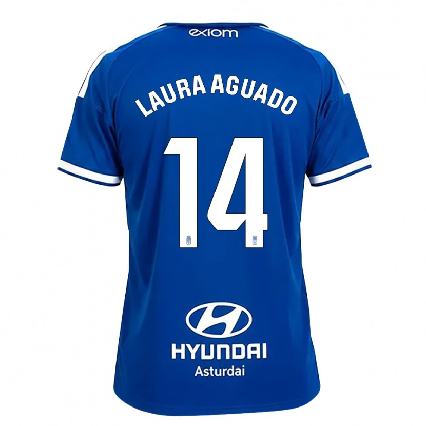 Danxen Women Laura Aguado #14 Mediumblue White Home Jersey 2026/27 T-Shirt