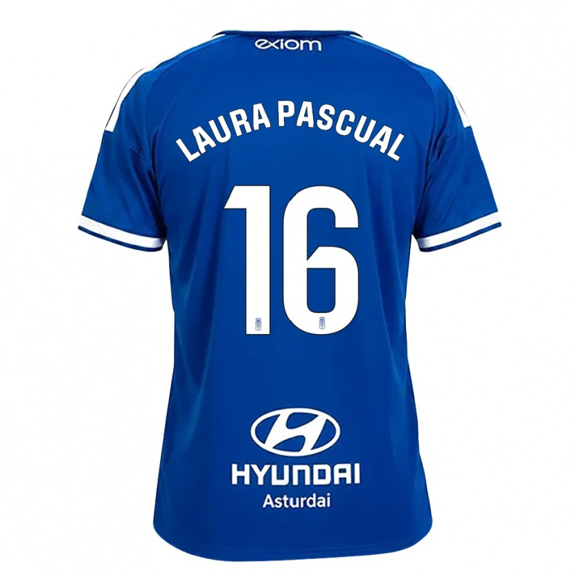 Danxen Women Laura Pascual #16 Mediumblue White Home Jersey 2026/27 T-Shirt