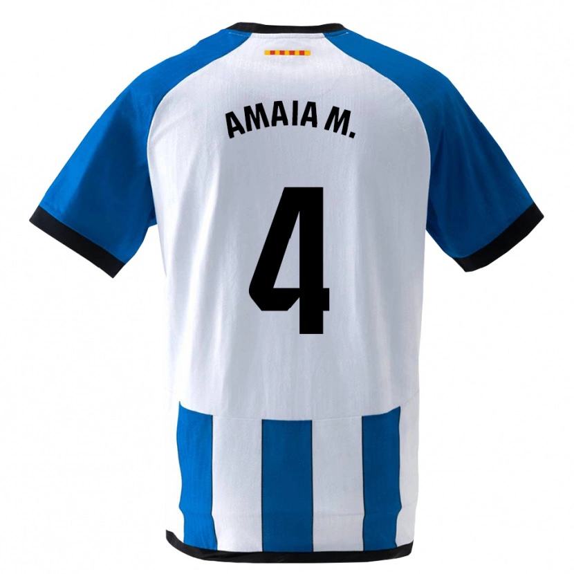Danxen Women Amaia Martínez De La Peña #4 Royal Blue White Home Jersey 2026/27 T-Shirt