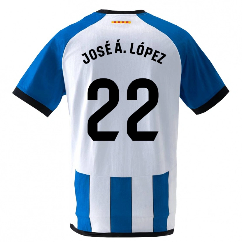 Danxen Women José Ángel López #22 Royal Blue White Home Jersey 2026/27 T-Shirt