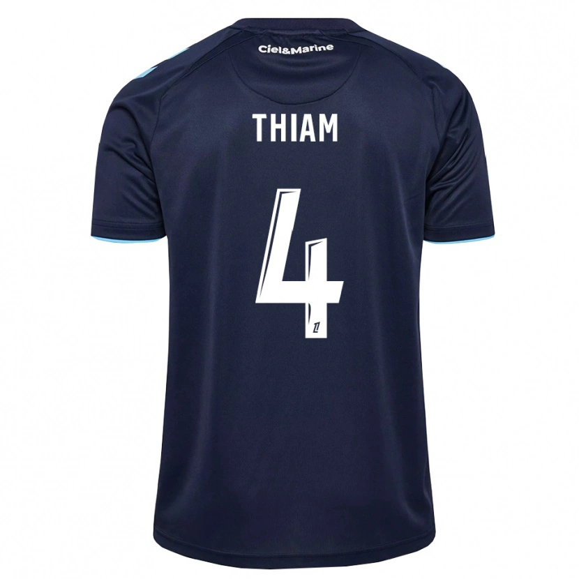 Danxen Women Tidjani Thiam #4 Cornflower Blue Midnightblue Home Jersey 2026/27 T-Shirt