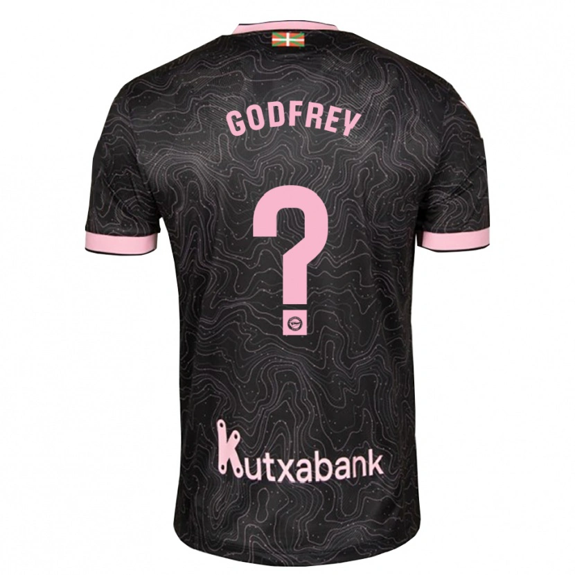 Danxen Women Andrés Godfrey #0 Black Pink Away Jersey 2026/27 T-Shirt