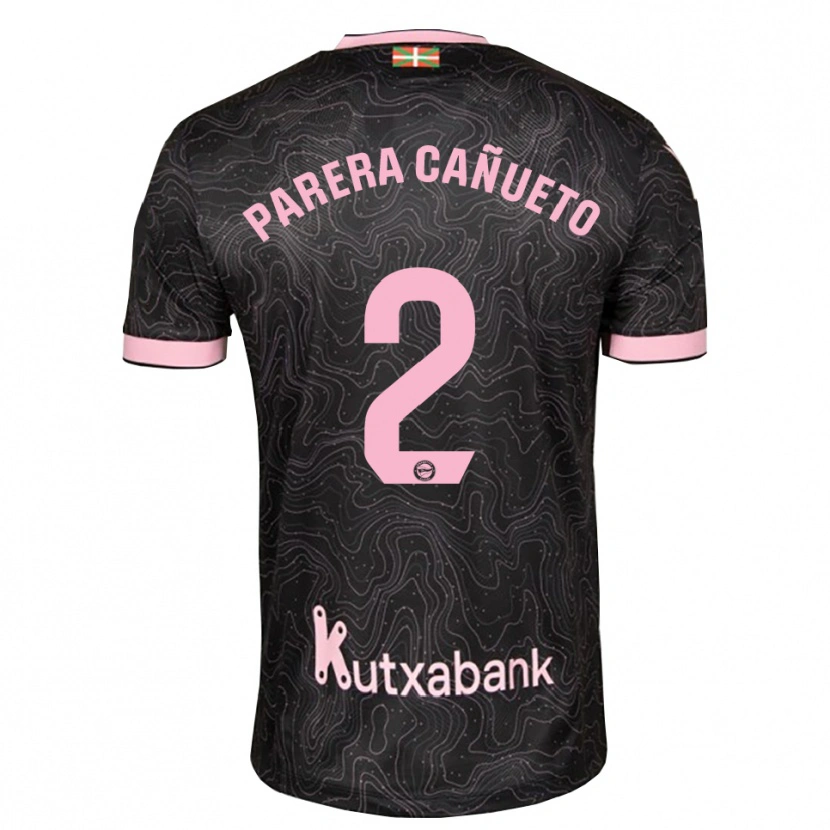 Danxen Women Laia Parera Cañueto #2 Black Pink Away Jersey 2026/27 T-Shirt