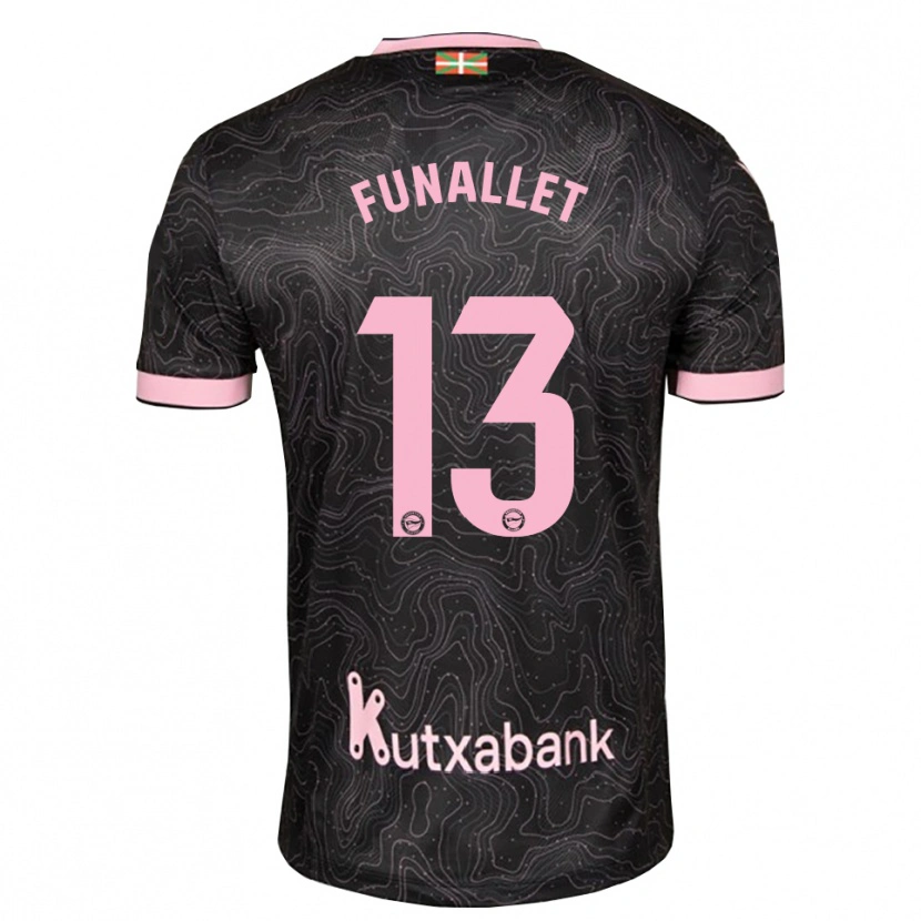 Danxen Women Pau Funallet #13 Black Pink Away Jersey 2026/27 T-Shirt