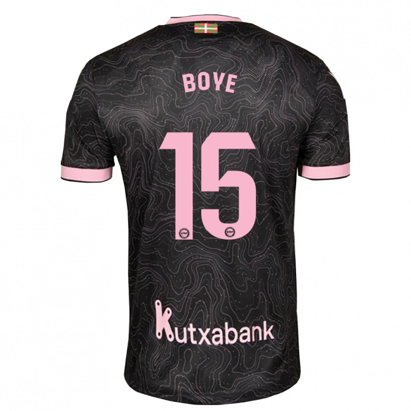 Danxen Women Lucas Boyé #15 Black Pink Away Jersey 2026/27 T-Shirt