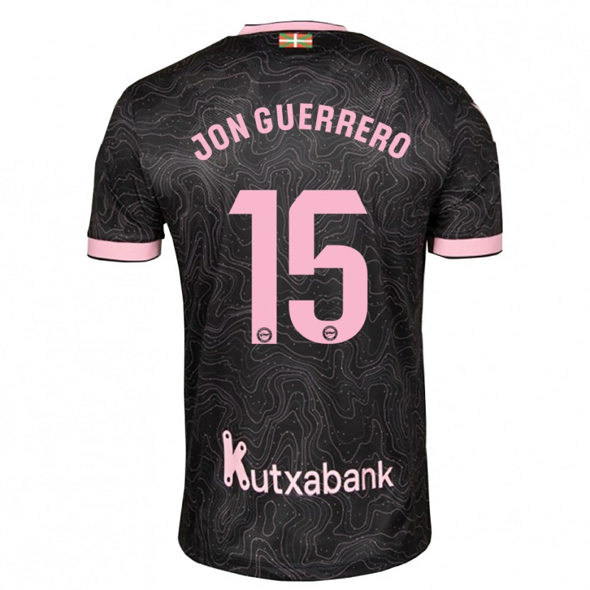Danxen Women Julen Jon Guerrero #15 Black Pink Away Jersey 2026/27 T-Shirt
