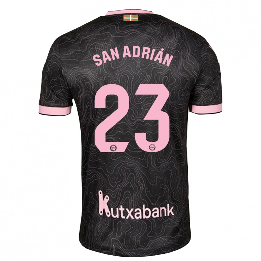 Danxen Women Marta San Adrián #23 Black Pink Away Jersey 2026/27 T-Shirt