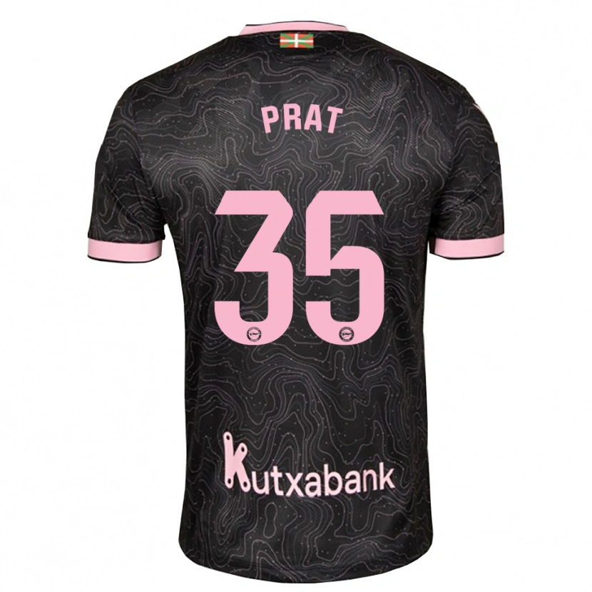 Danxen Women Jaric Prat #35 Black Pink Away Jersey 2026/27 T-Shirt