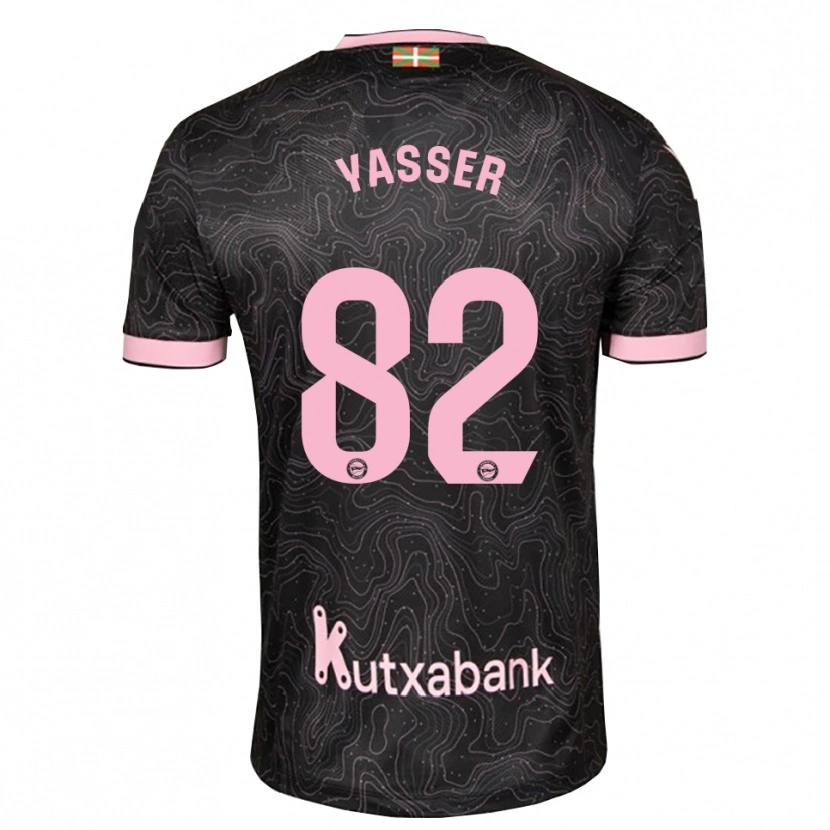 Danxen Women Omar Yasser #82 Black Pink Away Jersey 2026/27 T-Shirt