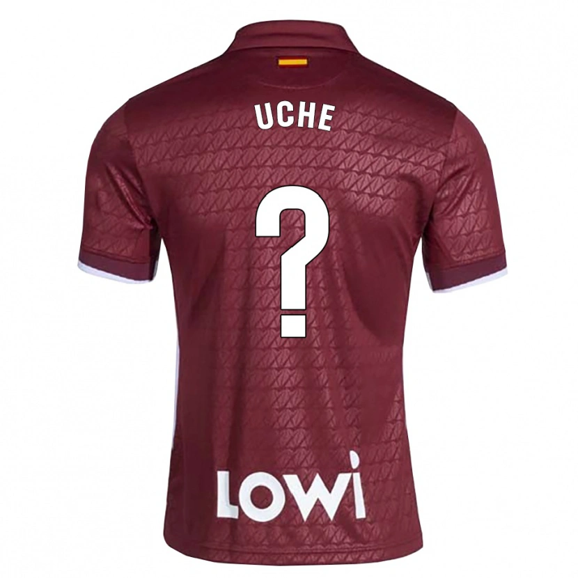 Danxen Women Christantus Uche #0 Dark Red White Away Jersey 2026/27 T-Shirt