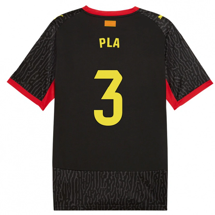 Danxen Women Marta Pla #3 Black Yellow Red Away Jersey 2026/27 T-Shirt