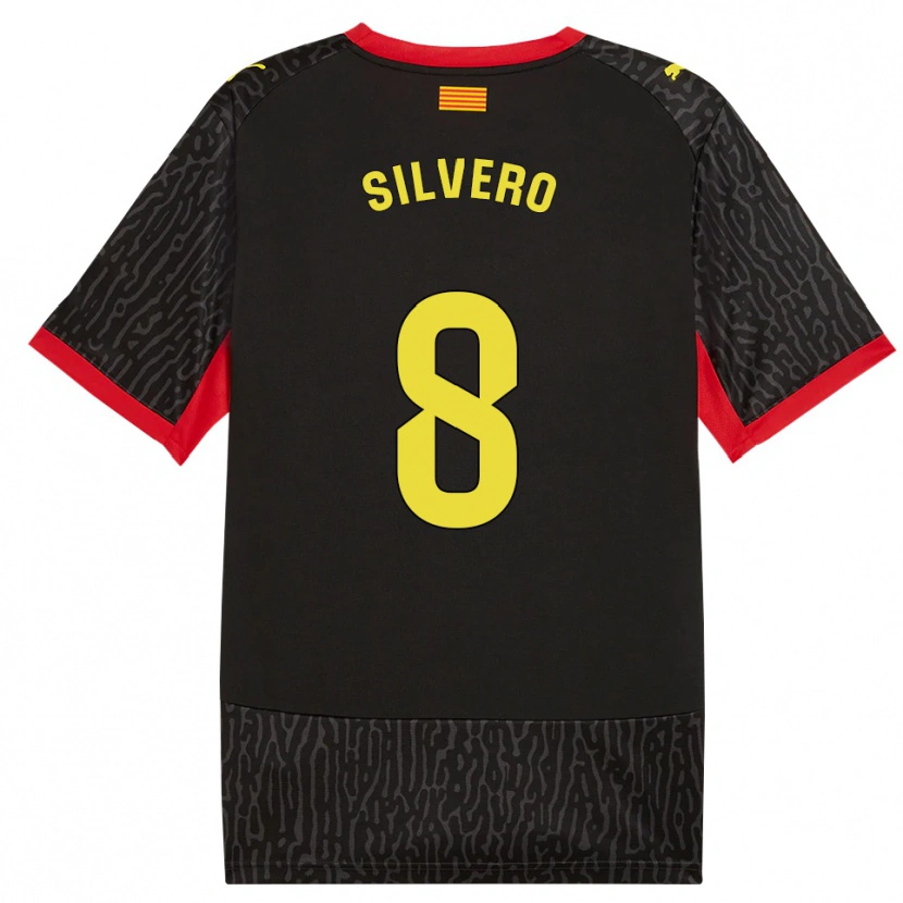Danxen Women Pol Silvero #8 Black Yellow Red Away Jersey 2026/27 T-Shirt