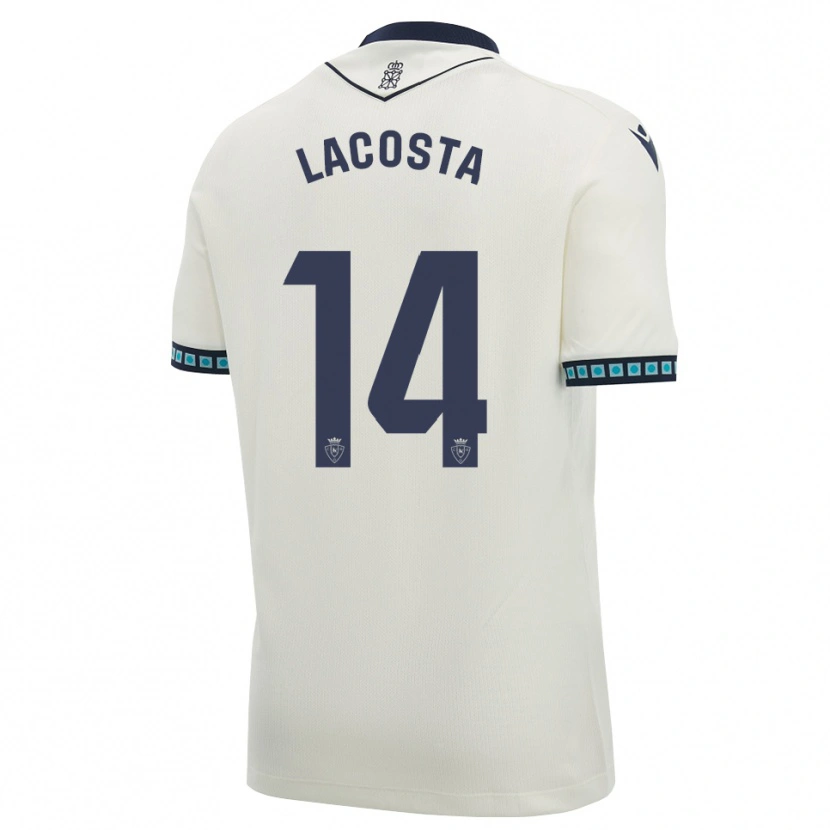 Danxen Women Iara Lacosta Sanchez #14 White Black Light Sky Blue Away Jersey 2026/27 T-Shirt