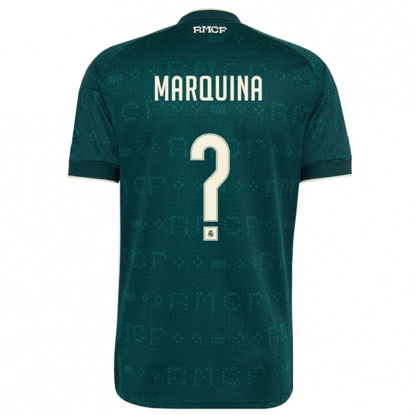 Danxen Women Guillermo Marquina #0 Dark Slate Gray White Away Jersey 2026/27 T-Shirt