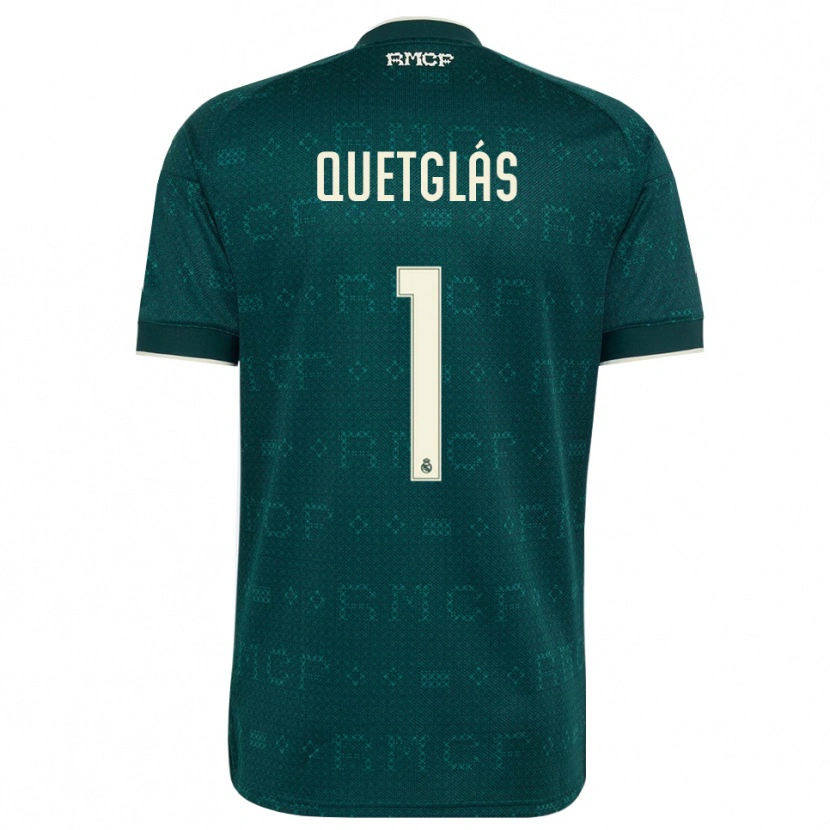 Danxen Women Ferran Quetglás #1 Dark Slate Gray White Away Jersey 2026/27 T-Shirt