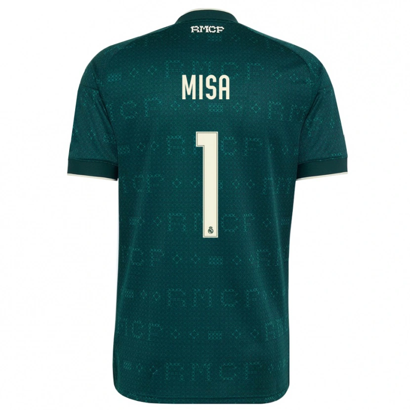 Danxen Women Misa Rodríguez #1 Dark Slate Gray White Away Jersey 2026/27 T-Shirt