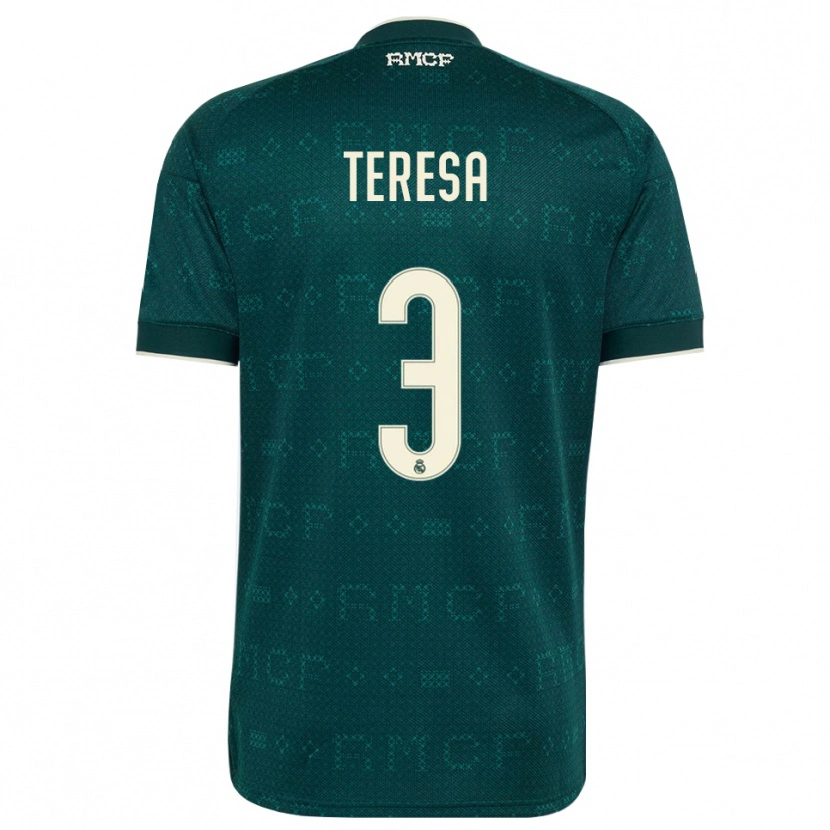 Danxen Women Teresa Abelleira #3 Dark Slate Gray White Away Jersey 2026/27 T-Shirt