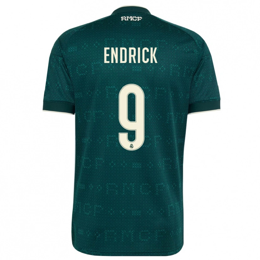 Danxen Women Endrick Felipe Moreira De Sousa #9 Dark Slate Gray White Away Jersey 2026/27 T-Shirt