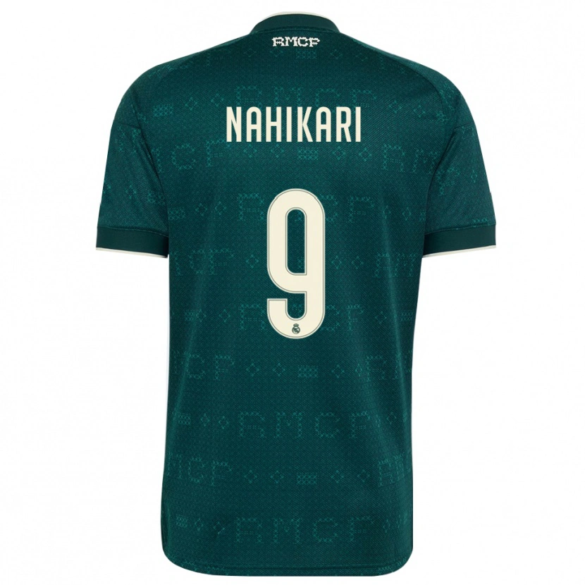 Danxen Women Nahikari Garcia #9 Dark Slate Gray White Away Jersey 2026/27 T-Shirt