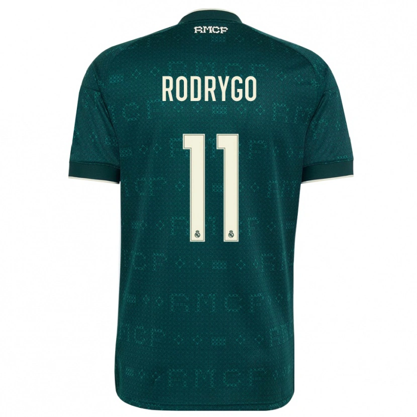 Danxen Women Rodrygo Silva De Goes #11 Dark Slate Gray White Away Jersey 2026/27 T-Shirt