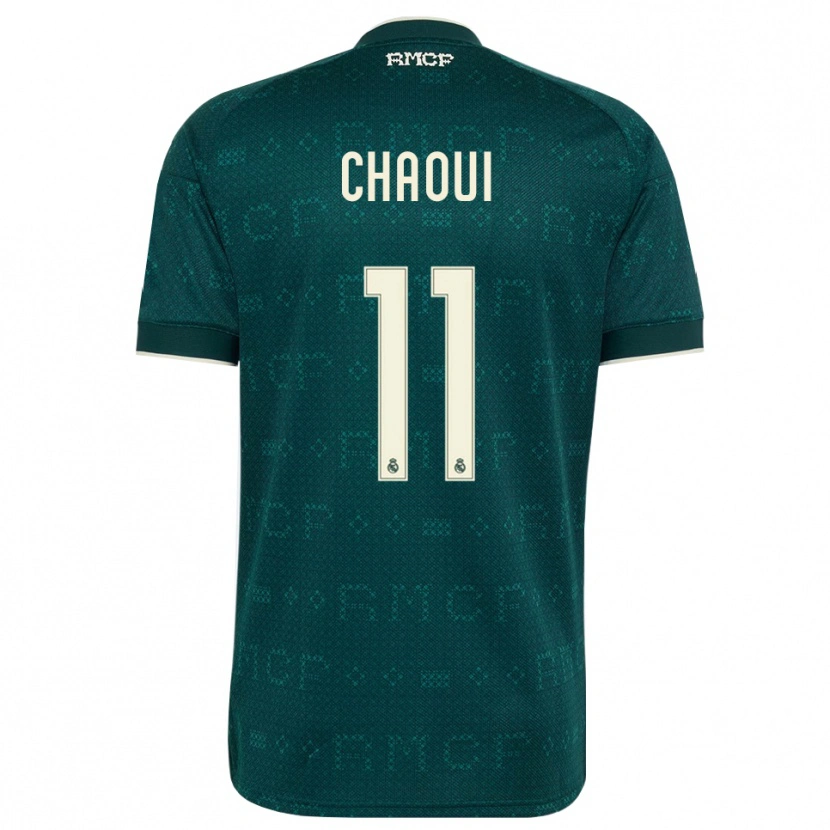 Danxen Women Omar Chaoui #11 Dark Slate Gray White Away Jersey 2026/27 T-Shirt