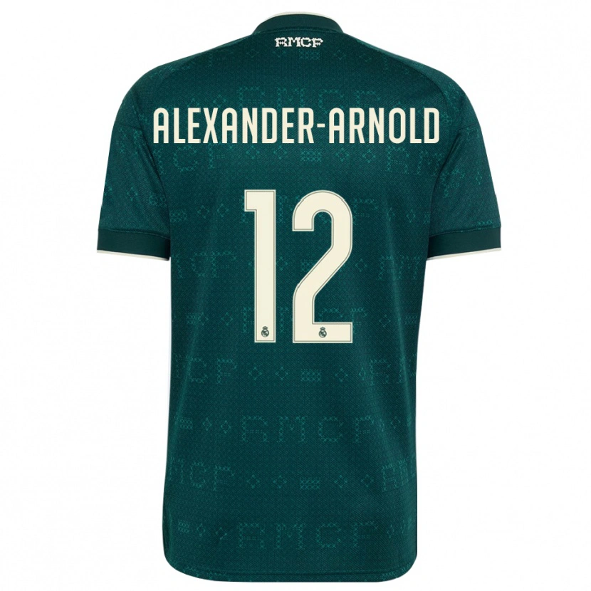 Danxen Women Trent Alexander-Arnold #12 Dark Slate Gray White Away Jersey 2026/27 T-Shirt