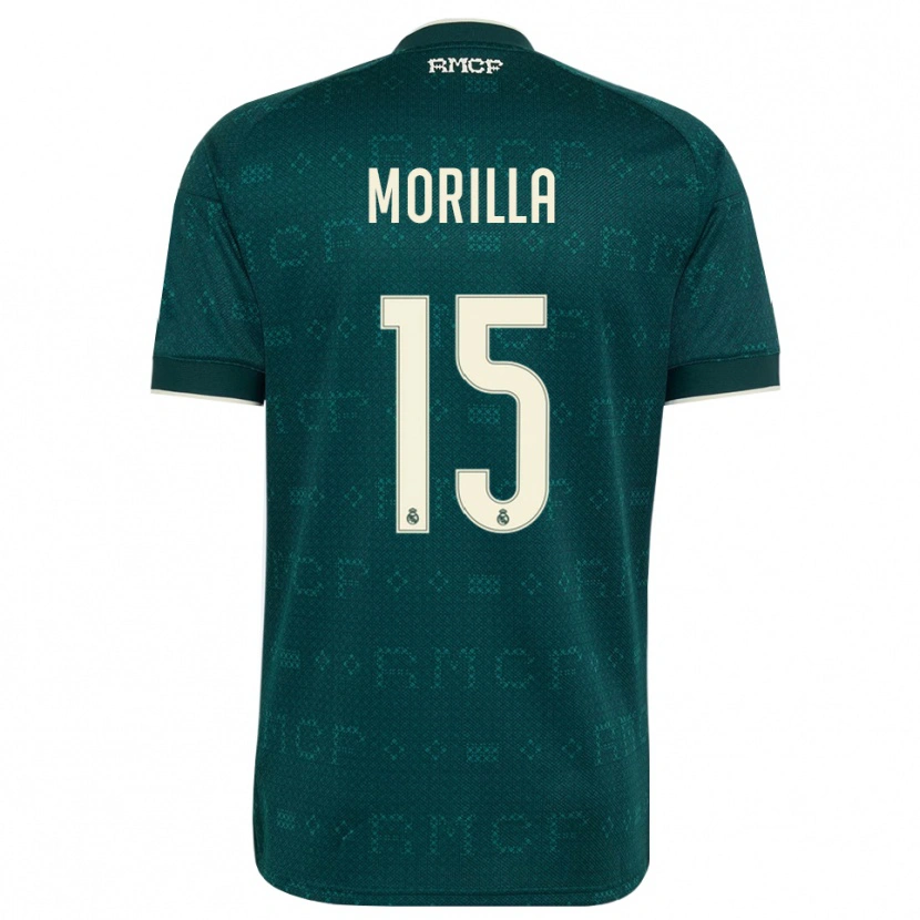 Danxen Women Jairo Morilla #15 Dark Slate Gray White Away Jersey 2026/27 T-Shirt