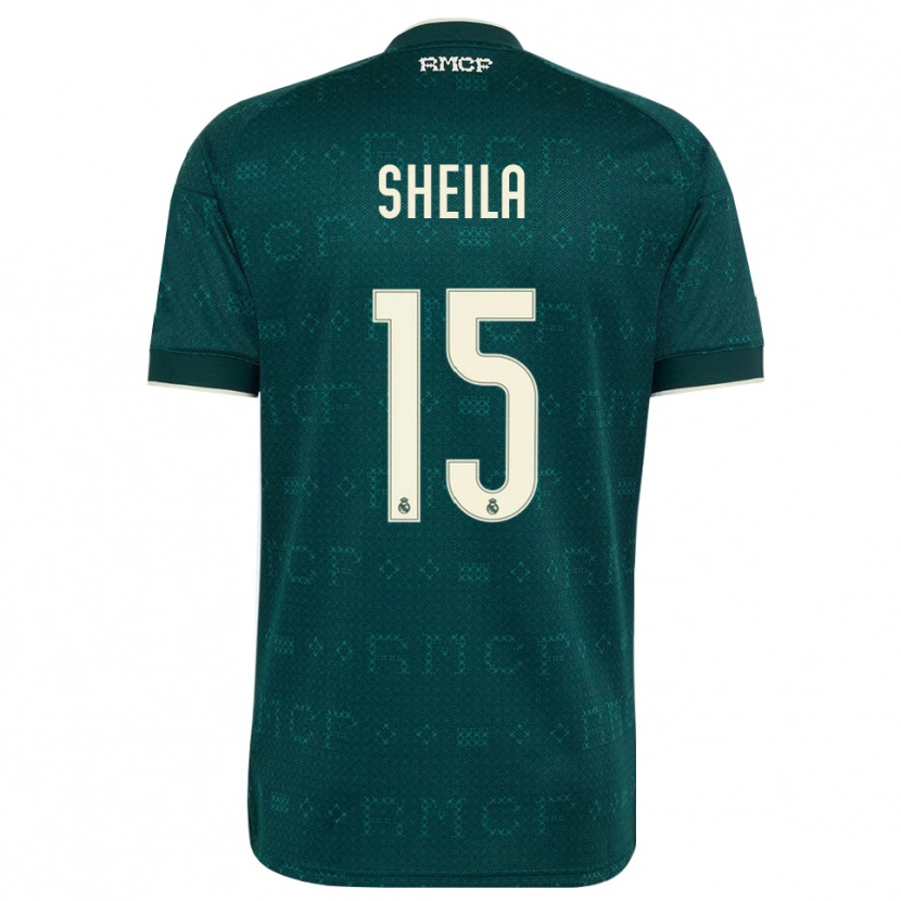 Danxen Women Sheila García #15 Dark Slate Gray White Away Jersey 2026/27 T-Shirt