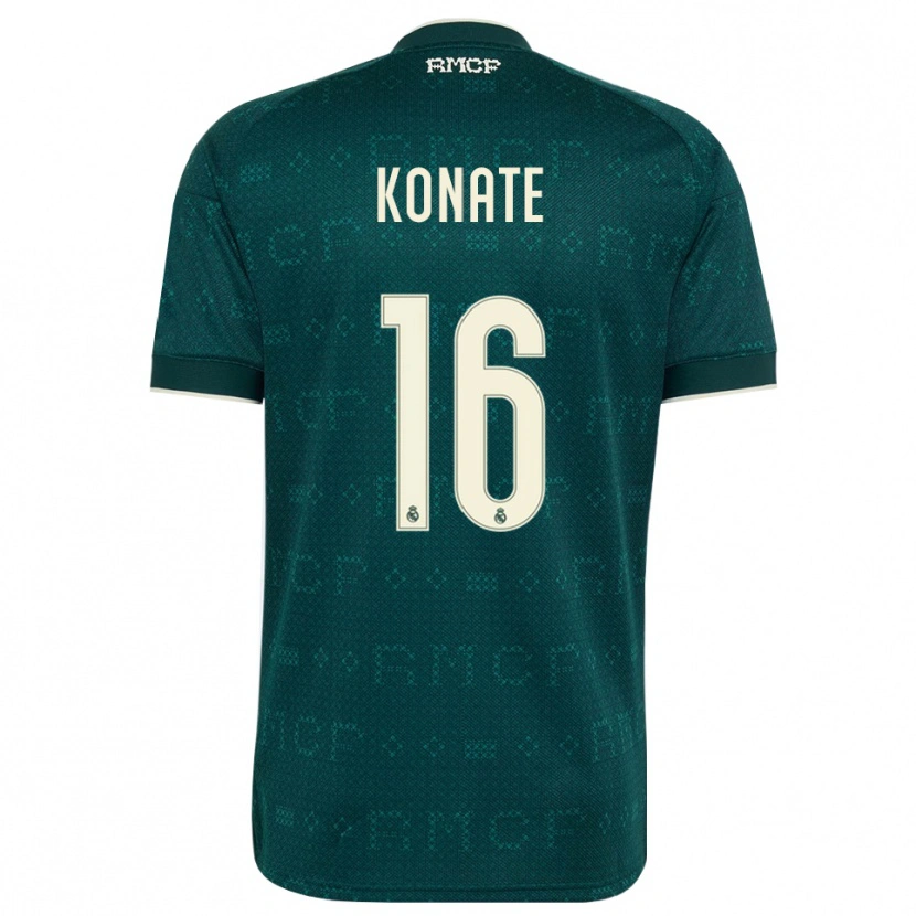 Danxen Women Ibrahima Konaté #16 Dark Slate Gray White Away Jersey 2026/27 T-Shirt