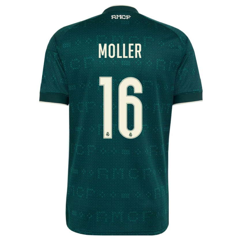 Danxen Women Caroline Moller #16 Dark Slate Gray White Away Jersey 2026/27 T-Shirt
