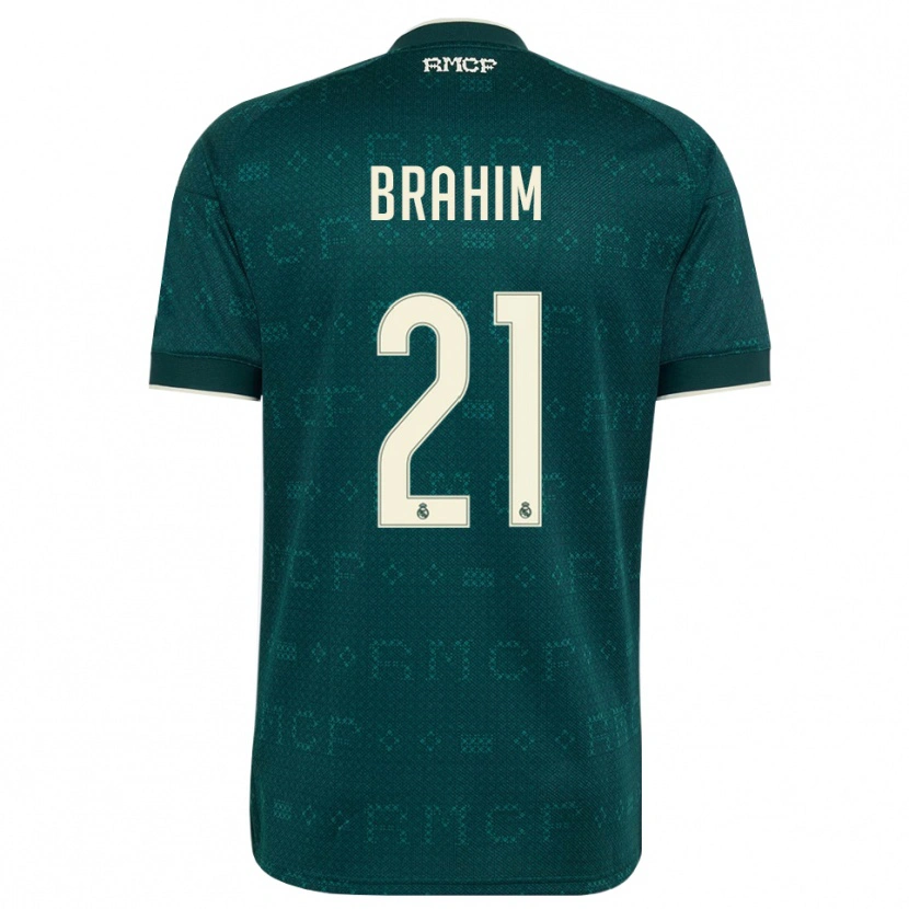 Danxen Women Brahim Díaz #21 Dark Slate Gray White Away Jersey 2026/27 T-Shirt