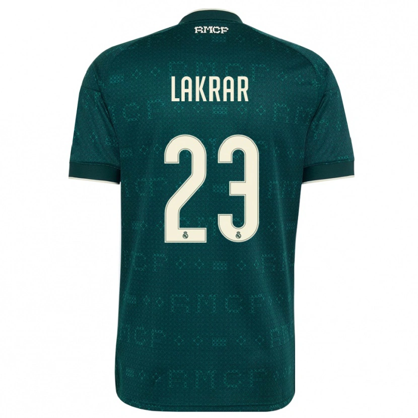Danxen Women Maëlle Lakrar #23 Dark Slate Gray White Away Jersey 2026/27 T-Shirt