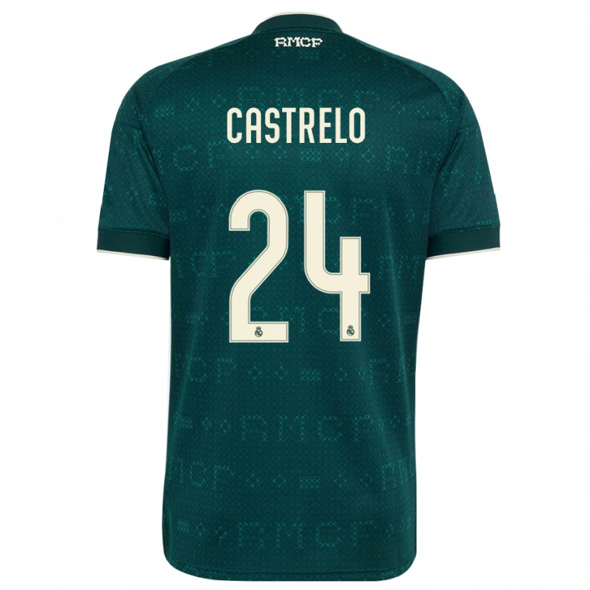 Danxen Women Gabri Castrelo #24 Dark Slate Gray White Away Jersey 2026/27 T-Shirt