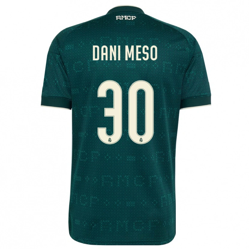 Danxen Women Daniel Mesonero #30 Dark Slate Gray White Away Jersey 2026/27 T-Shirt
