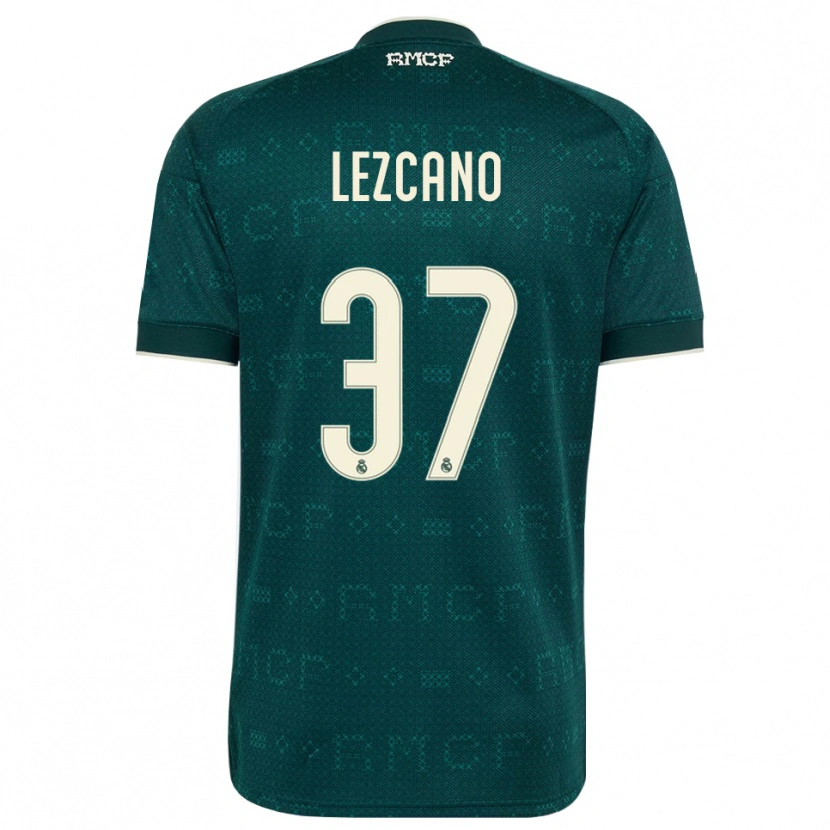 Danxen Women Álvaro Lezcano #37 Dark Slate Gray White Away Jersey 2026/27 T-Shirt