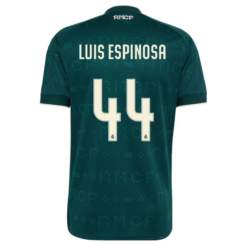 Danxen Women José Luis Espinosa #44 Dark Slate Gray White Away Jersey 2026/27 T-Shirt