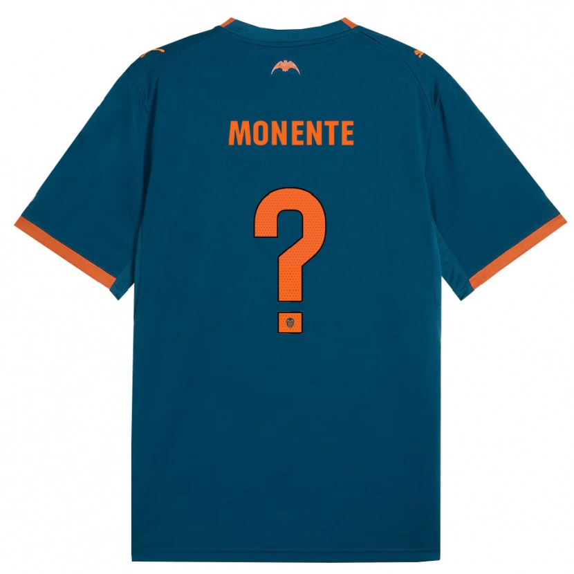Danxen Women Leyre Monente #0 Steel Blue Orange Away Jersey 2026/27 T-Shirt