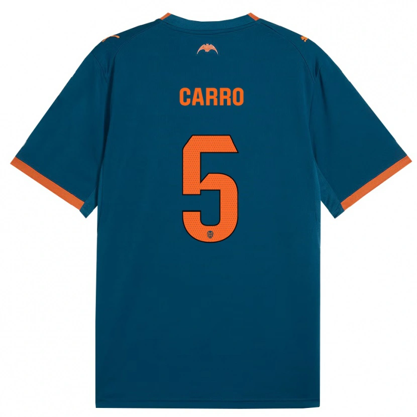 Danxen Women Marta Carro #5 Steel Blue Orange Away Jersey 2026/27 T-Shirt
