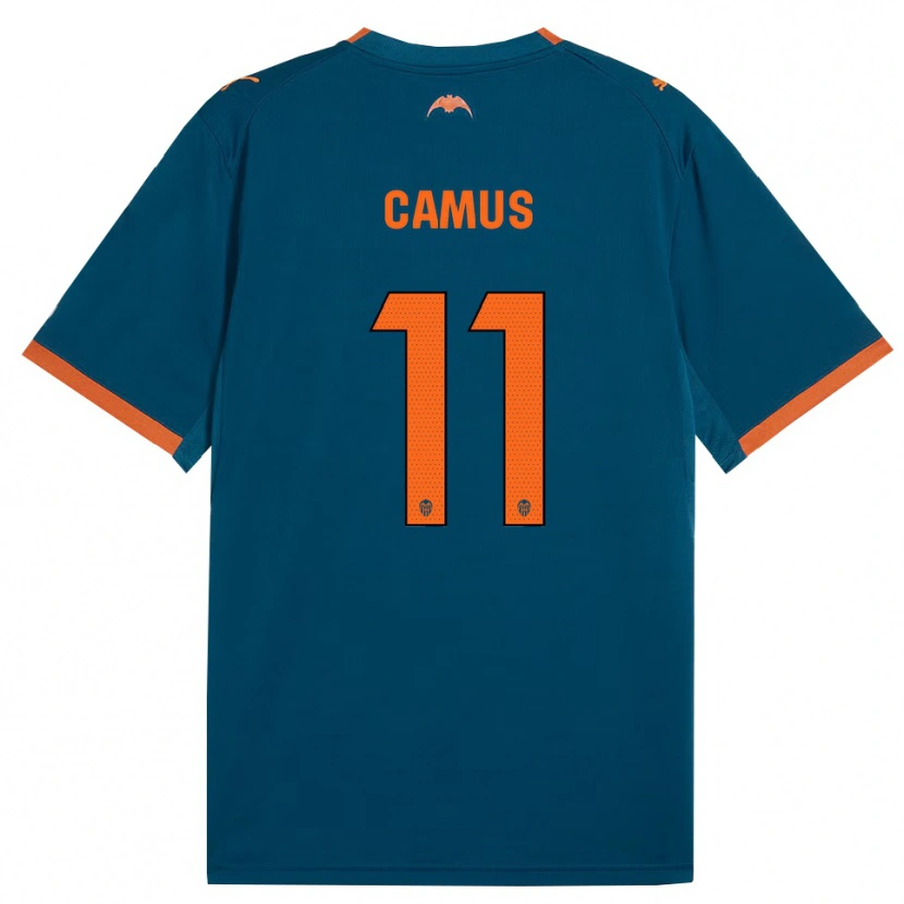 Danxen Women Marco Camus #11 Steel Blue Orange Away Jersey 2026/27 T-Shirt