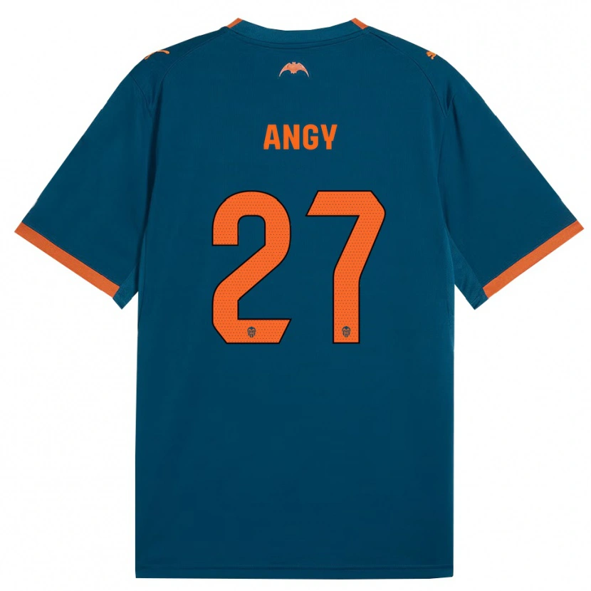Danxen Women Angy #27 Steel Blue Orange Away Jersey 2026/27 T-Shirt