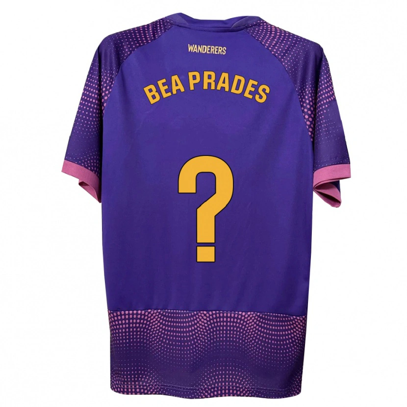 Danxen Women Beatriz Prades Insa #0 Purple White Pink Away Jersey 2026/27 T-Shirt