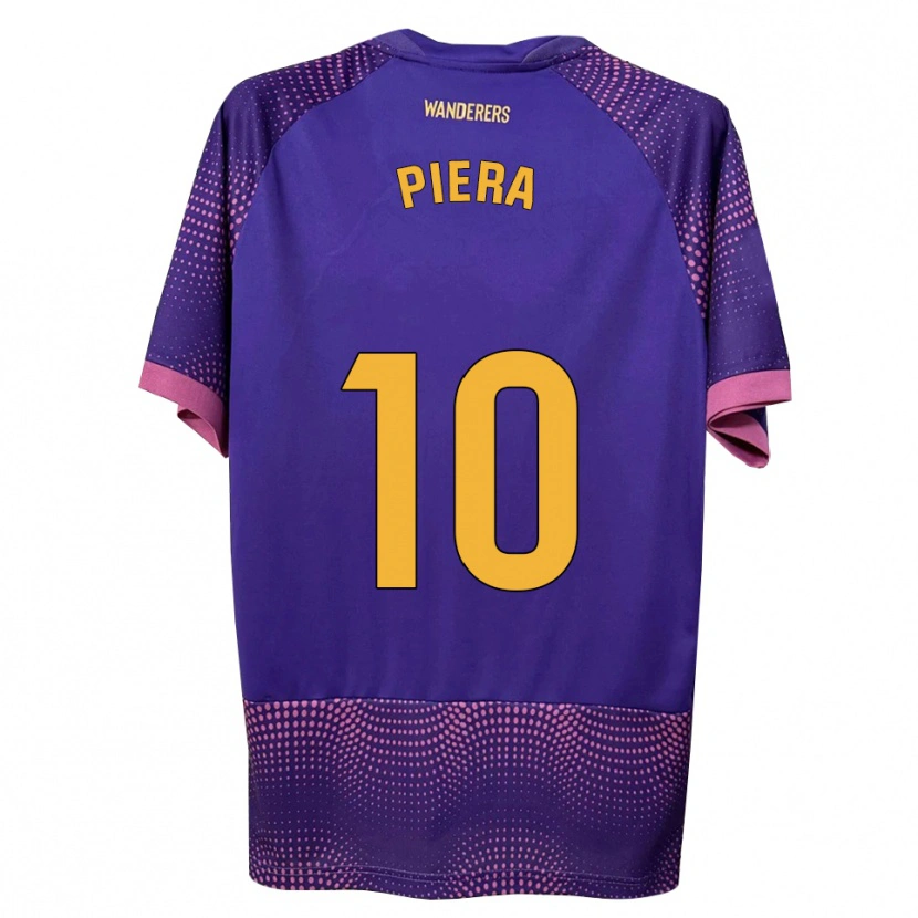 Danxen Women Juan Piera #10 Purple White Pink Away Jersey 2026/27 T-Shirt